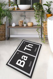 Mijölnir Barium Alfombrilla de Baño Multicolor 70 x 120 cm